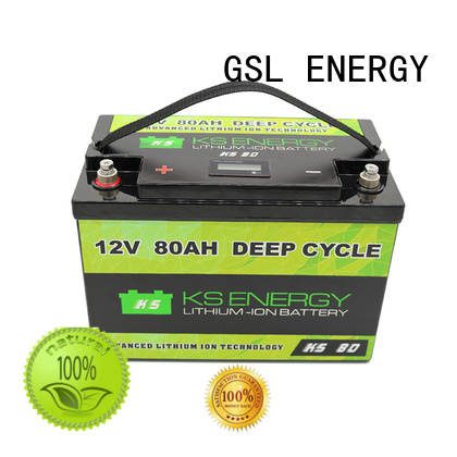 GSL ENERGY safer 100ah solar battery industry for motorcycle