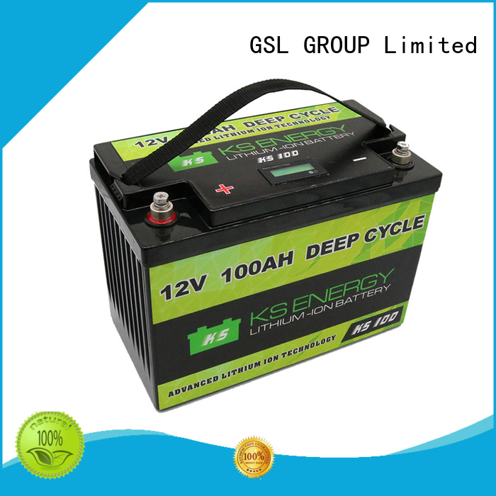GSL ENERGY deep cycle 12v rv battery for camping