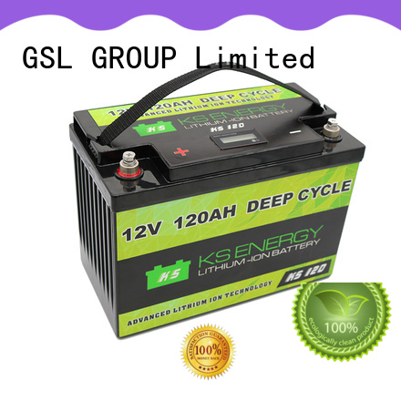 GSL ENERGY long life lifepo4 lithium battery caravans led display