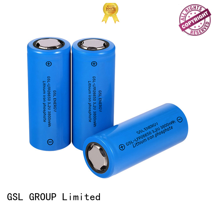 GSL ENERGY top-performance 26650 battery manufacturers custom manufacturer