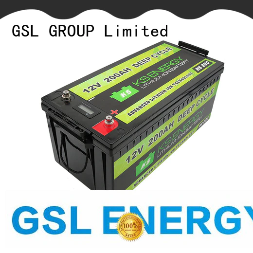 GSL ENERGY off-grid lifepo4 battery pack order now for camping