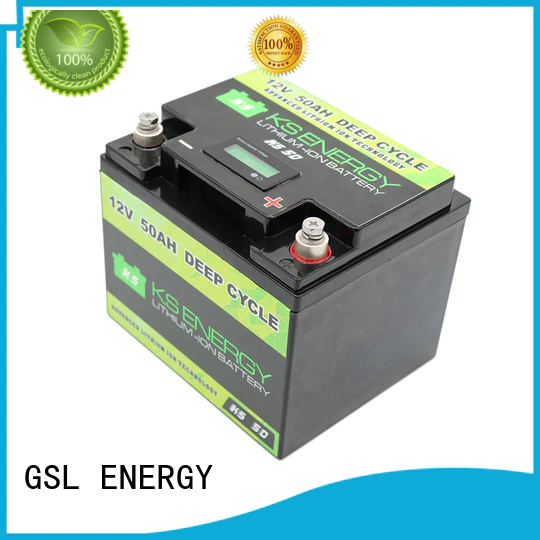 GSL ENERGY safer lifepo4 battery 12v 100ah customization for motorcycle
