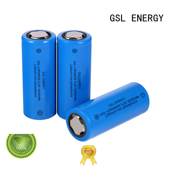 GSL ENERGY durable 26650 battery manufacturers competitive price