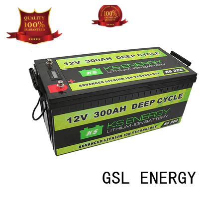 GSL ENERGY 2020 hot-sale 12v 100ah solar battery short time for camping car