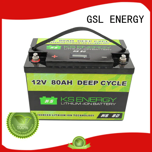 long camping deep GSL ENERGY Brand 12v 20ah lithium battery factory