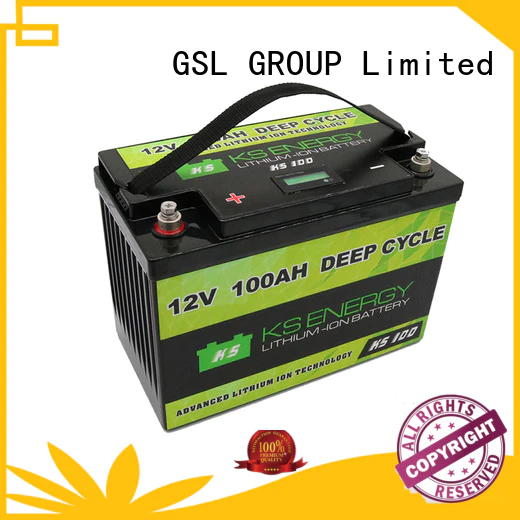 rechargeable marine led 12v 50ah lithium battery GSL ENERGY Brand company