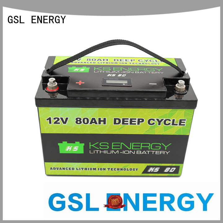 rv Custom caravans liion 12v 50ah lithium battery GSL ENERGY cycles