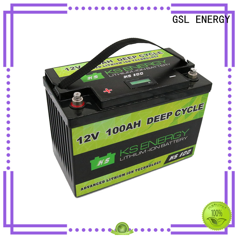 camping solar GSL ENERGY Brand 12v 50ah lithium battery