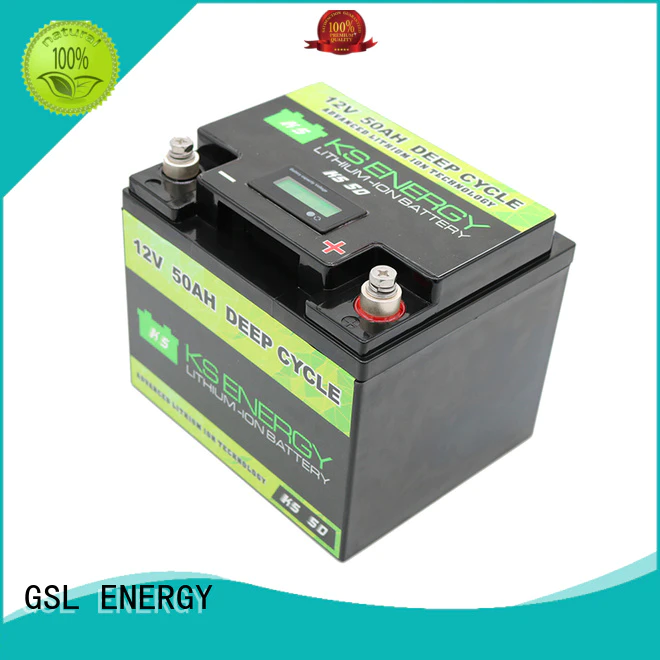 GSL ENERGY long lasting lifepo4 battery 100ah customization for car