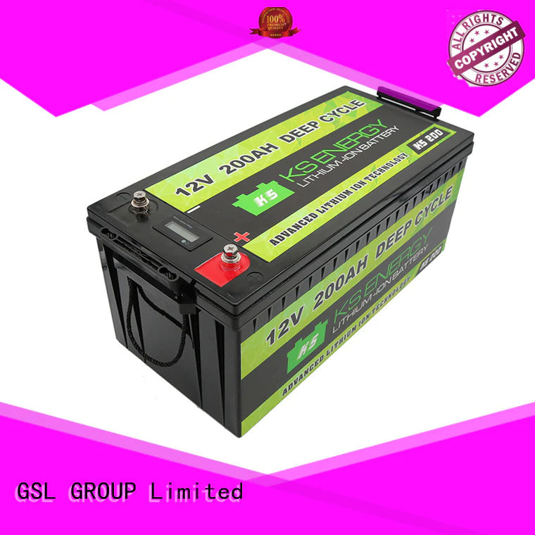 ion li 12v 50ah lithium battery car GSL ENERGY Brand company