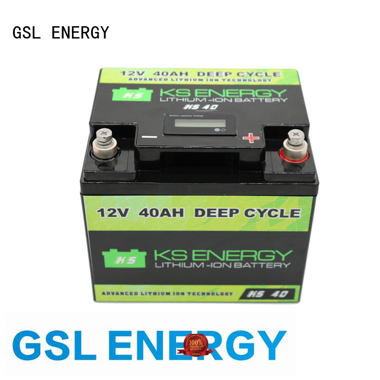 GSL ENERGY enviromental-friendly 12v 50ah lithium battery high rate discharge high performance