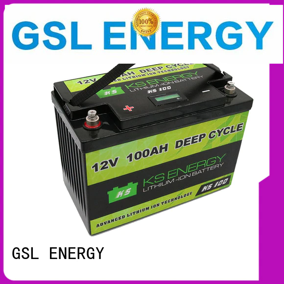 GSL ENERGY energy saving 12v solar battery industry for cycles