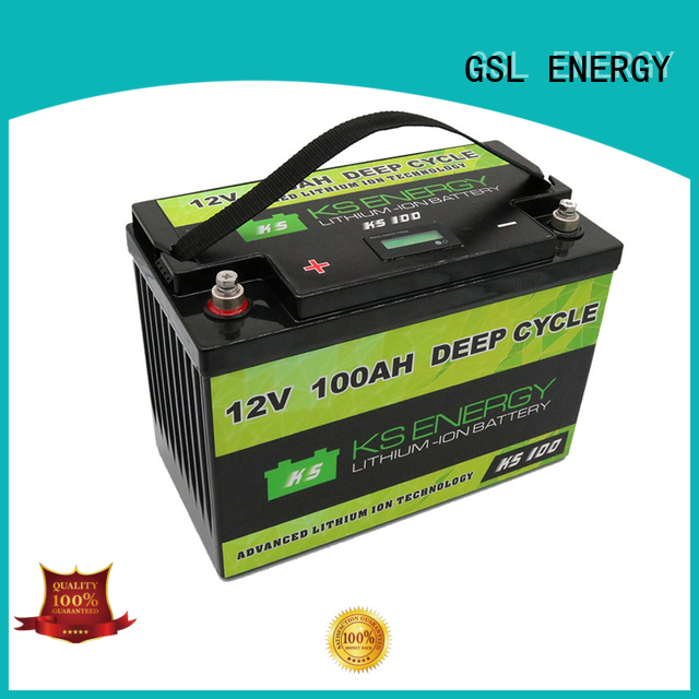 GSL ENERGY solar battery 12v 100ah manufacturer for camping
