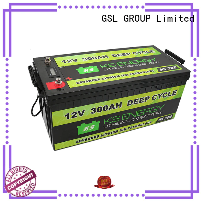 lithium long 12v 50ah lithium battery storage led GSL ENERGY company
