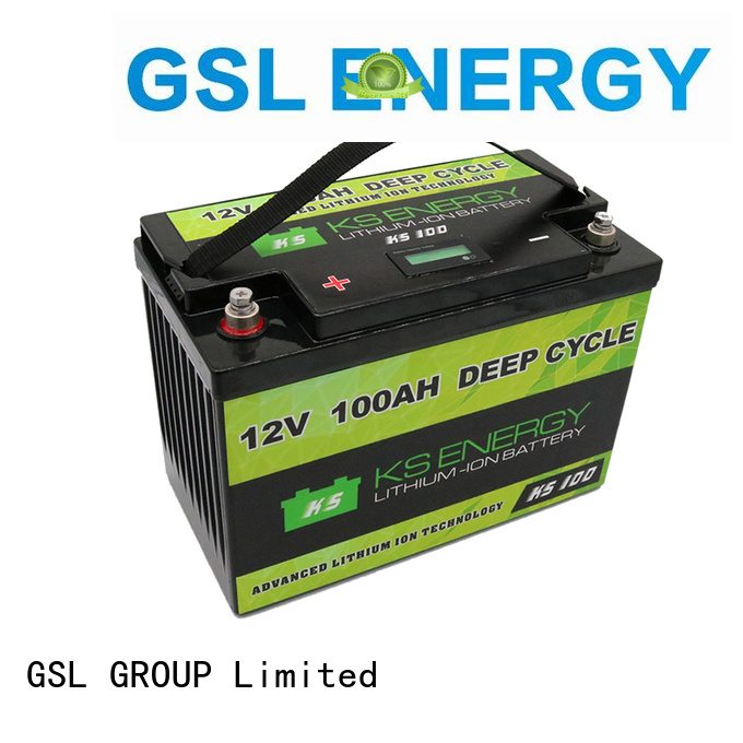 GSL ENERGY 200ah solar battery short time for camping car