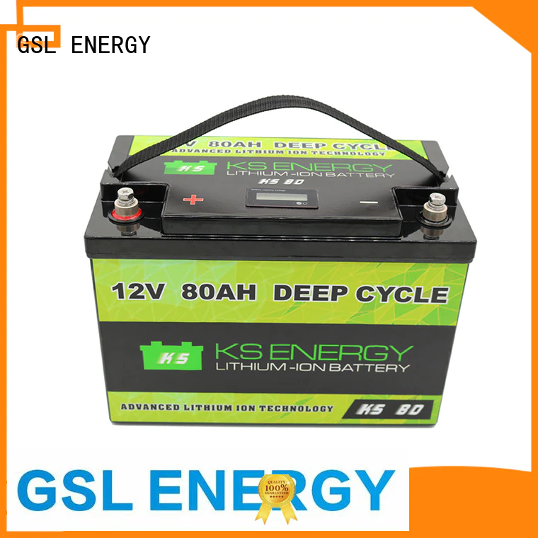 motorcycle storage OEM 12v 50ah lithium battery GSL ENERGY