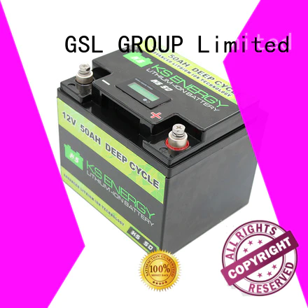 GSL ENERGY lifepo4 battery pack free sample led display