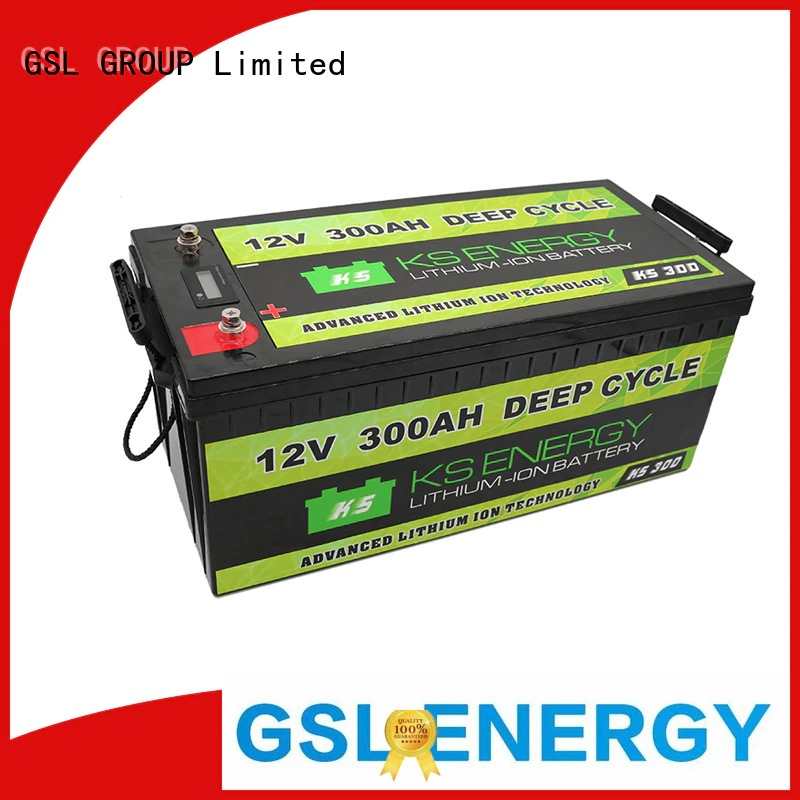 battery Custom camping 12v 50ah lithium battery long GSL ENERGY