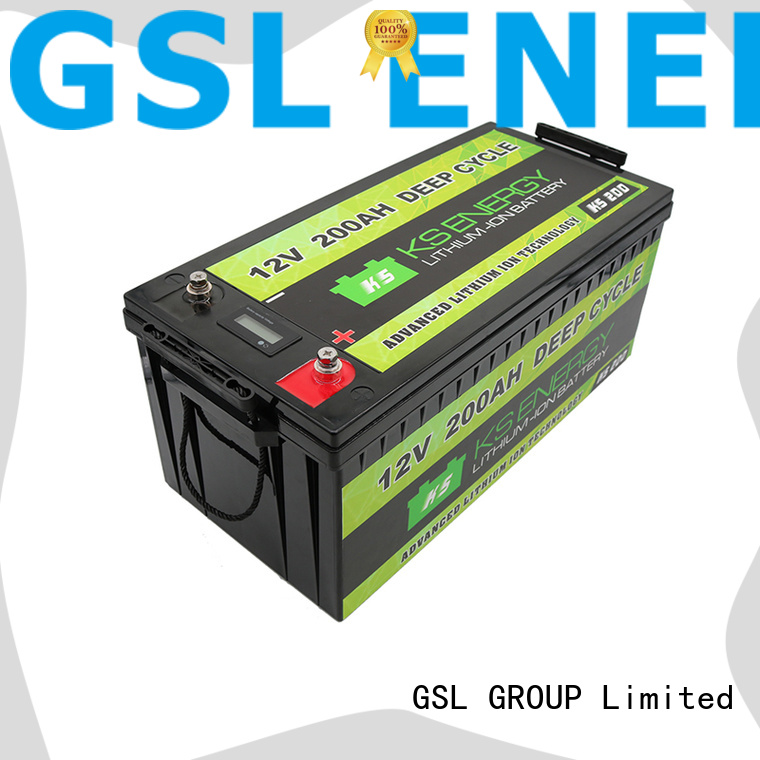 GSL ENERGY 12v solar battery bulk production for car