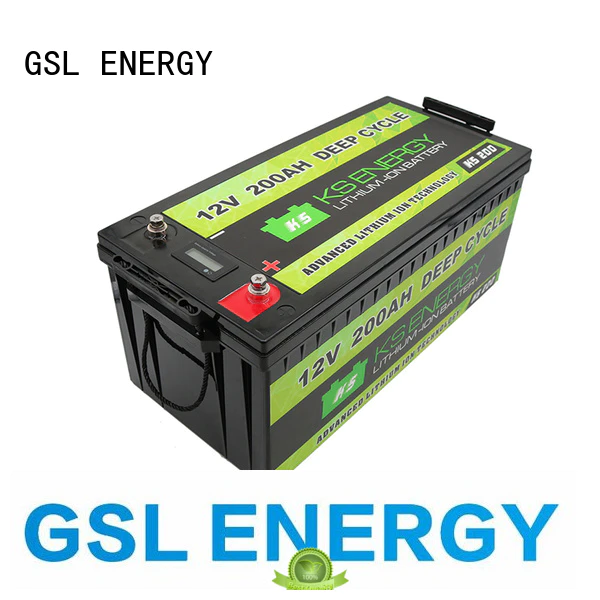GSL ENERGY lithium battery 12v 200ah high rate discharge high performance