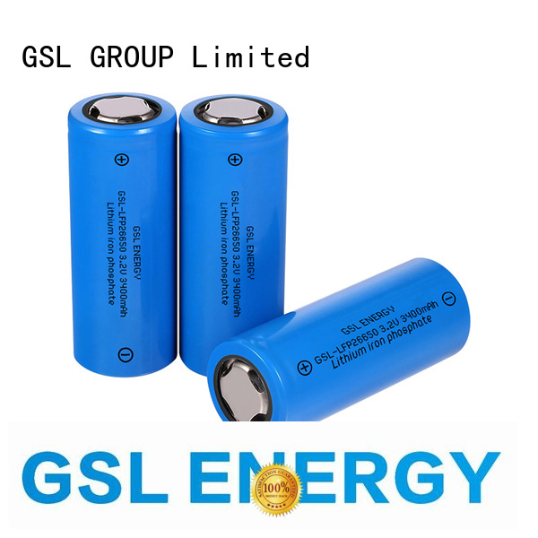 GSL ENERGY 26650 rechargeable lithium battery factory direct quality