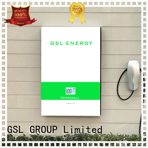 wall mounted solar power storage system best design for battery GSL ENERGY